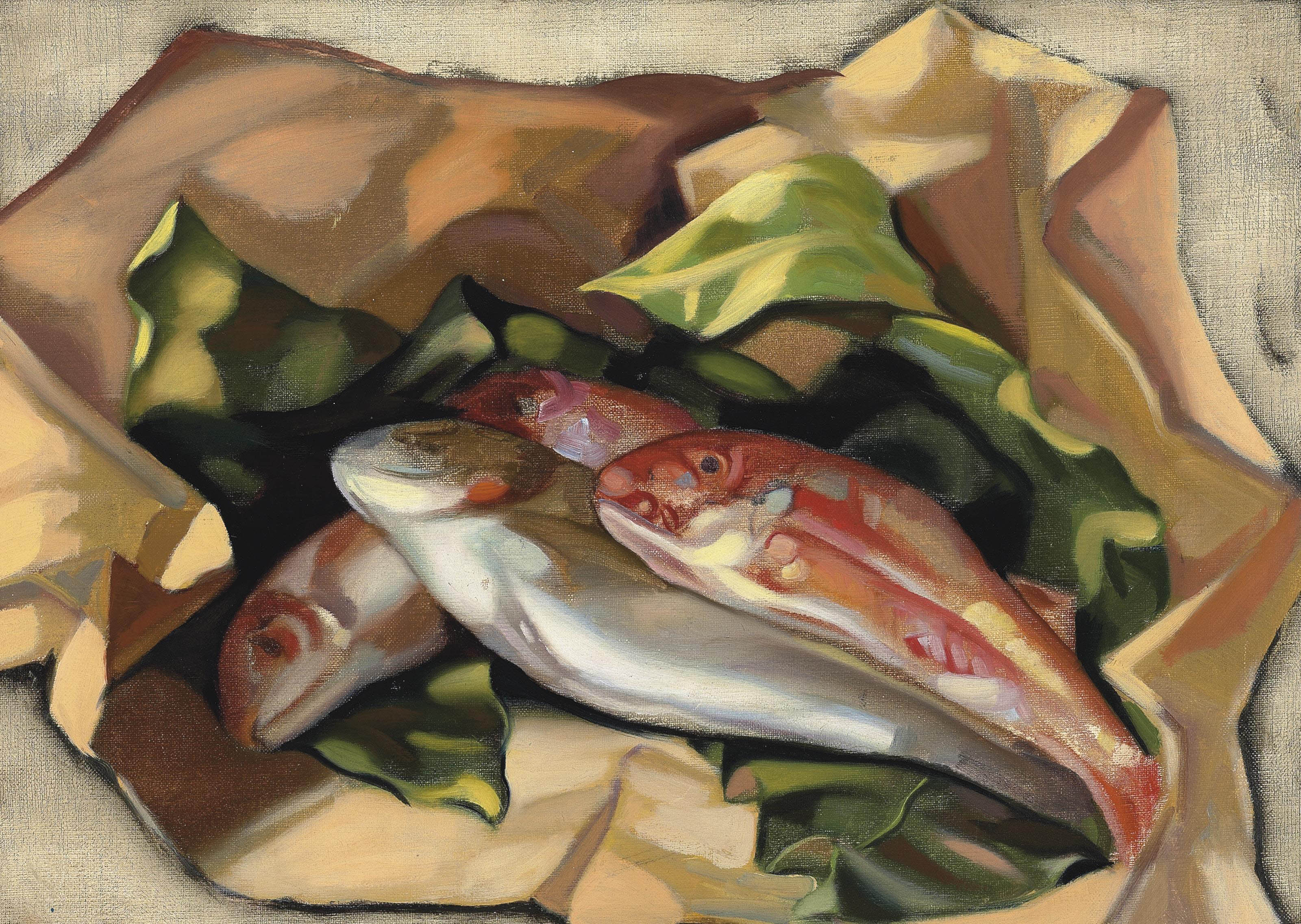 Tamara de Lempicka (1898-1980) - Poissons - 1950s